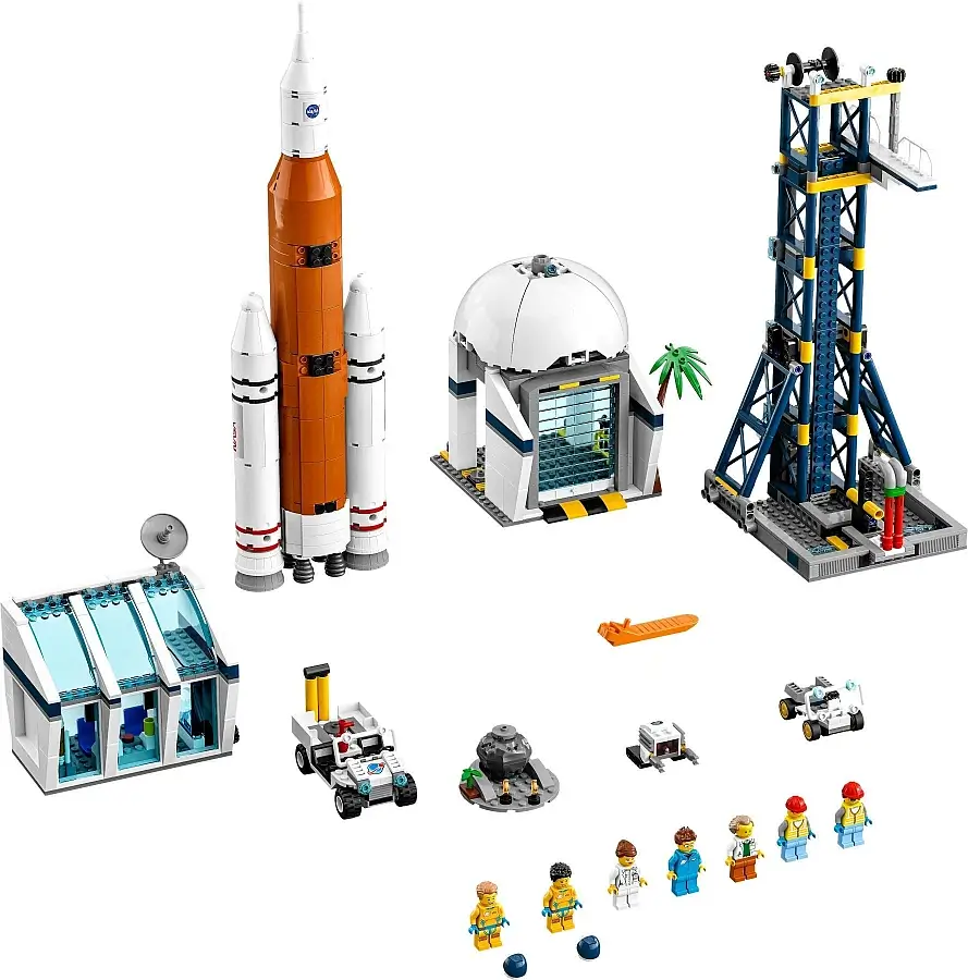 Start rakiety z kosmodromu z serii LEGO® City