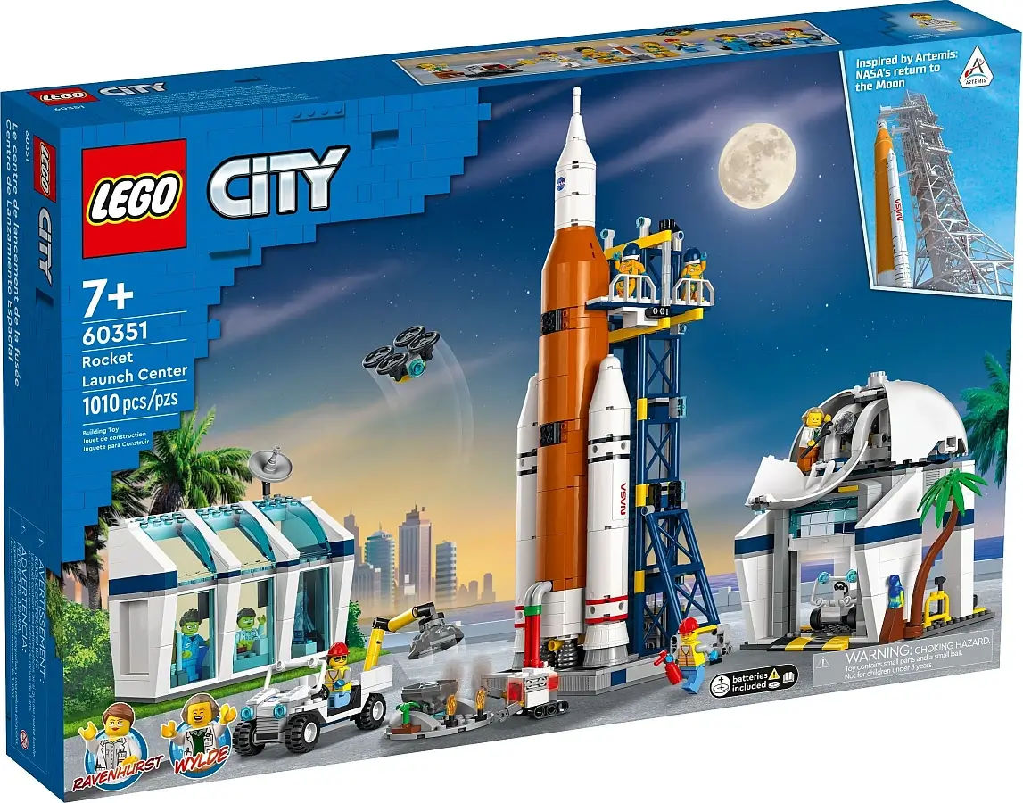 Pudełko zestawu 60351 z serii LEGO® City – Start rakiety