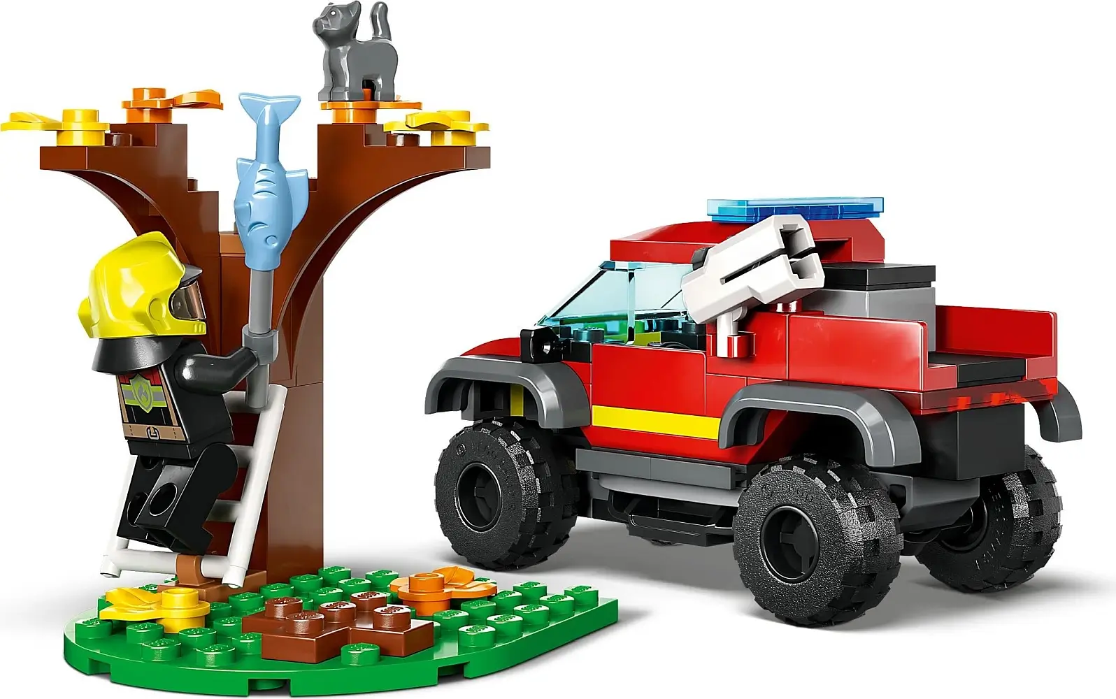 Czerwona terenowka SUV strażaków z serii LEGO® City