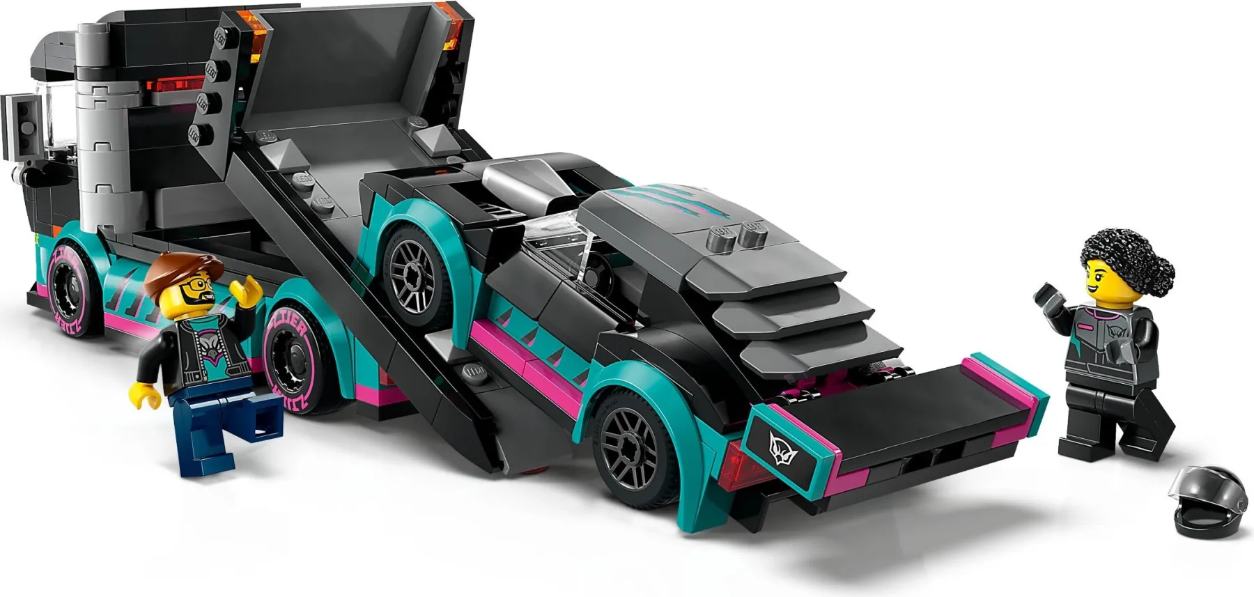 Auto wjeżdżające na lawetę – zestaw LEGO® City 60406