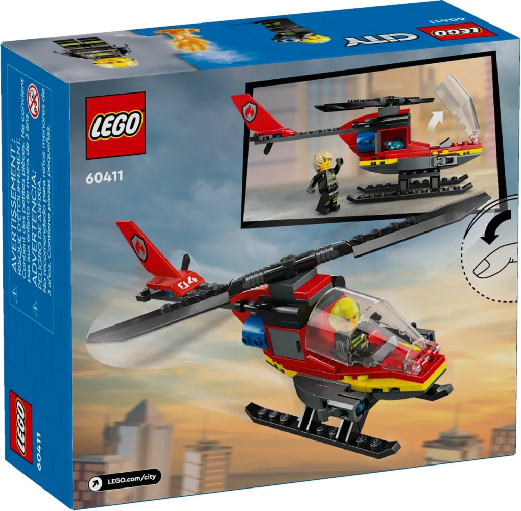 Tył pudełka kompletu klocków LEGO® 60411