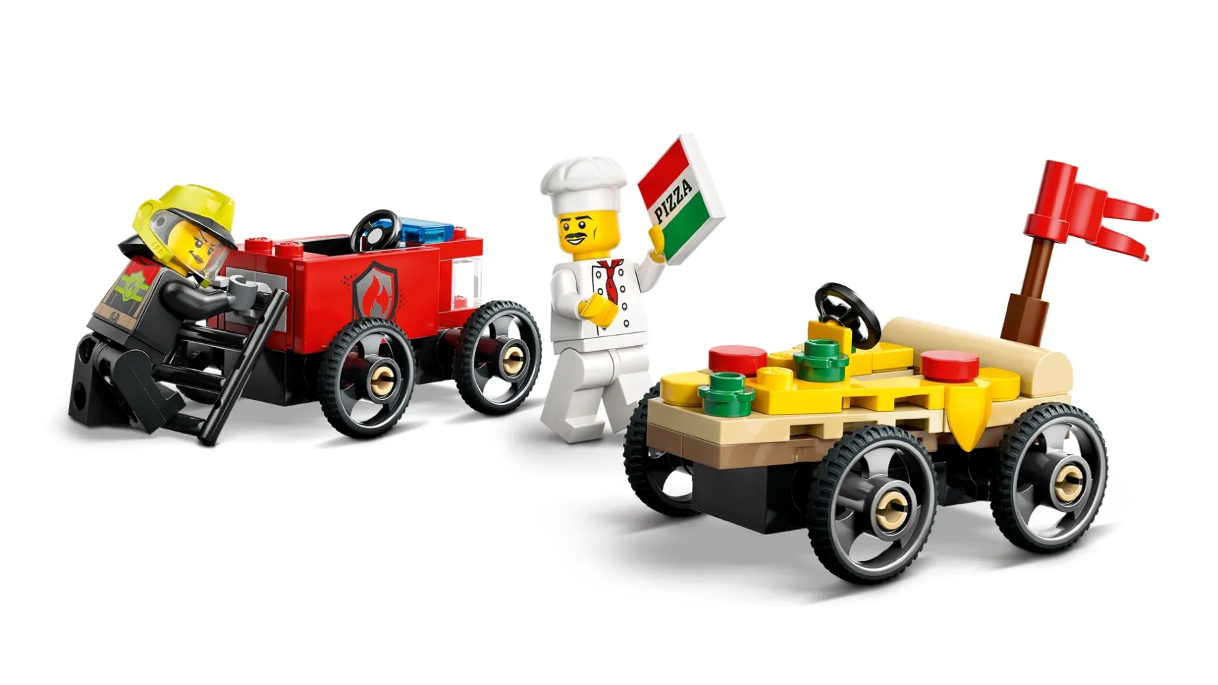 Małe pojazdy z zestawu LEGO® nr 60458