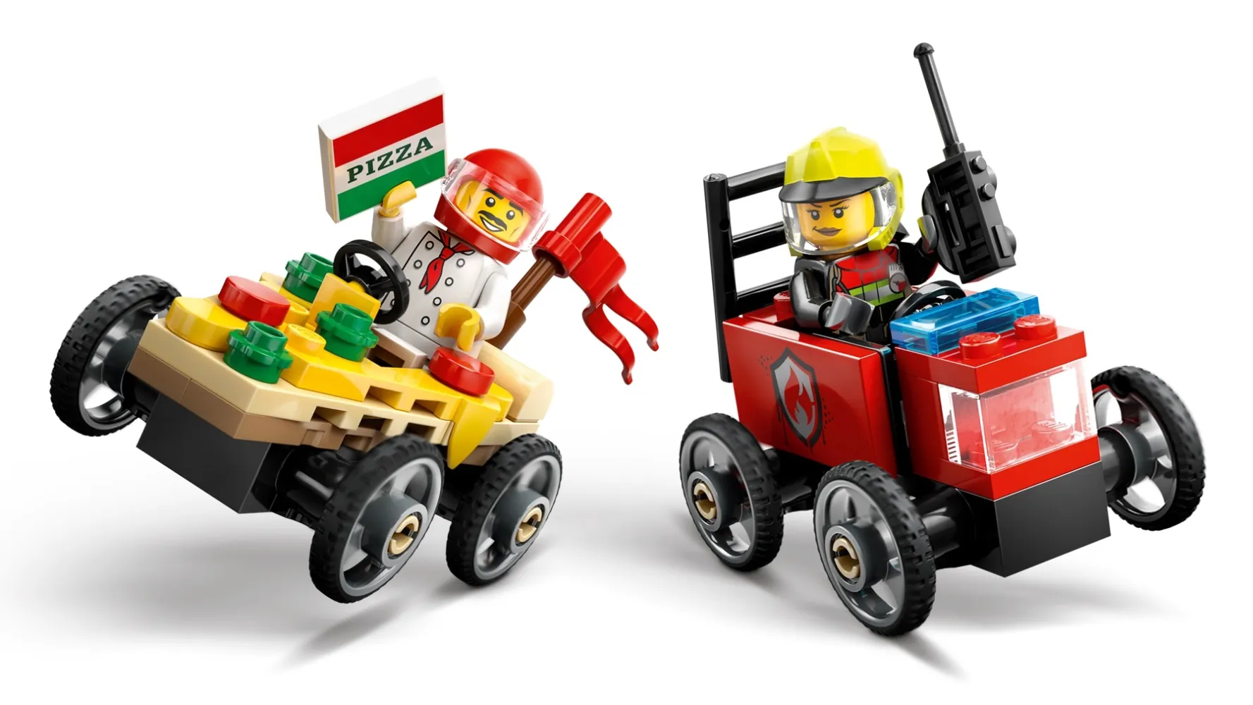 Pojazdy pizzermana i strażaka – LEGO® City