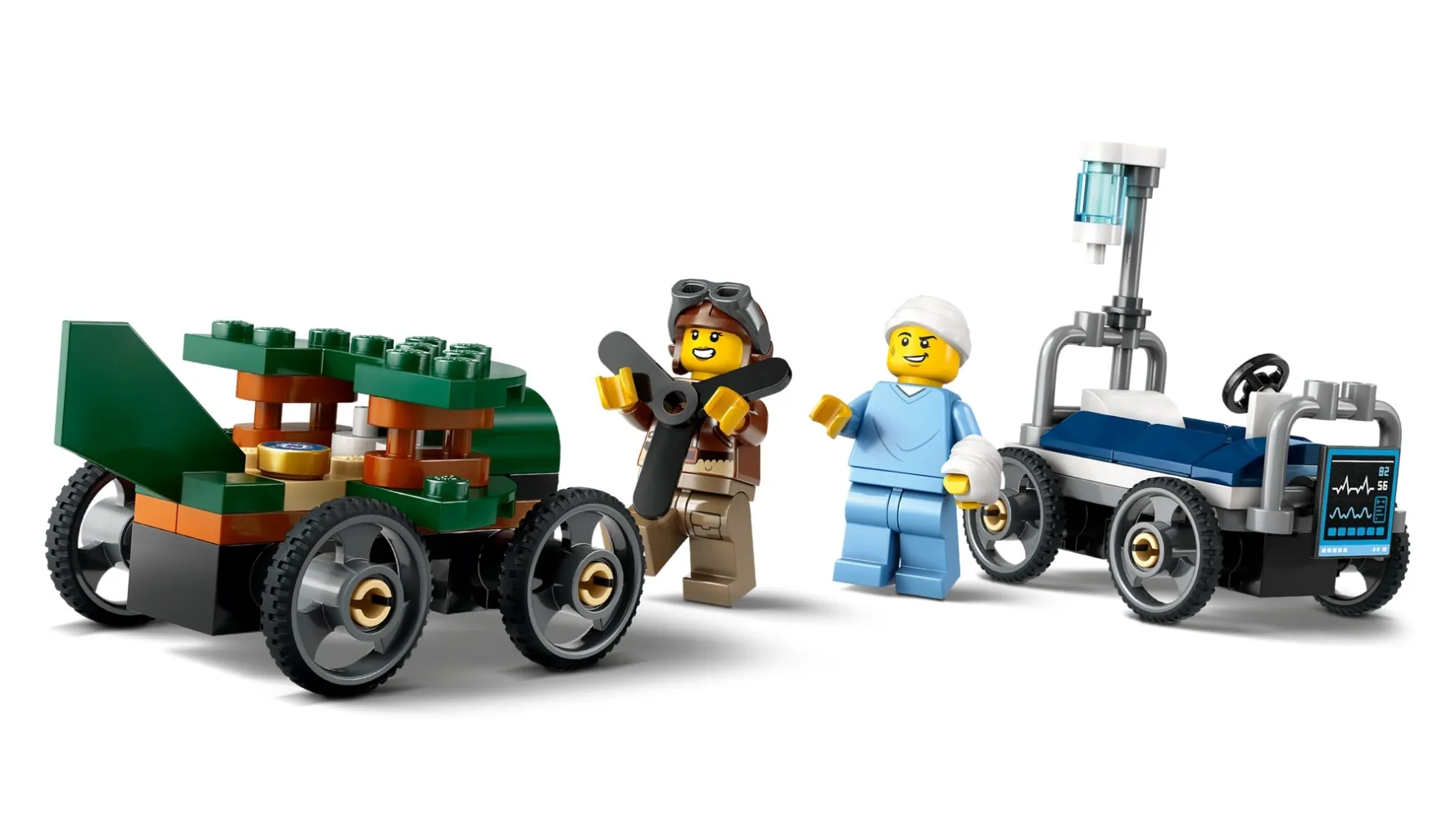 Małe pojazdy z zestawu LEGO® nr 60459