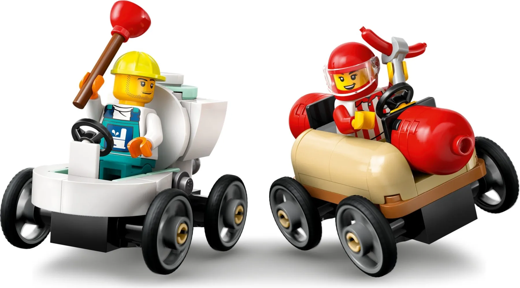 Śmieszne pojazdy wyścigowe – LEGO® City