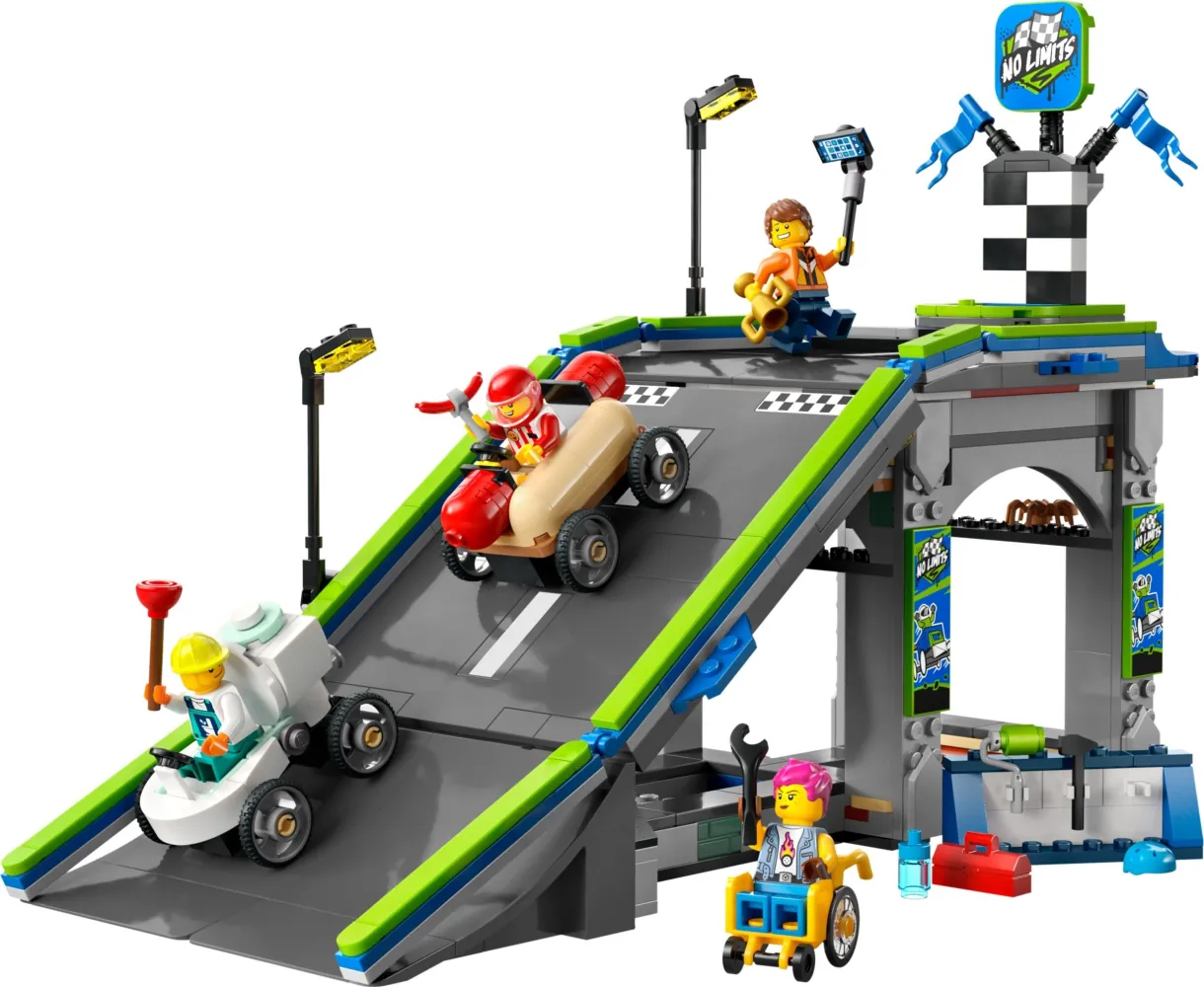 Rampa wyścigowa z kompletu klocków LEGO® 60460