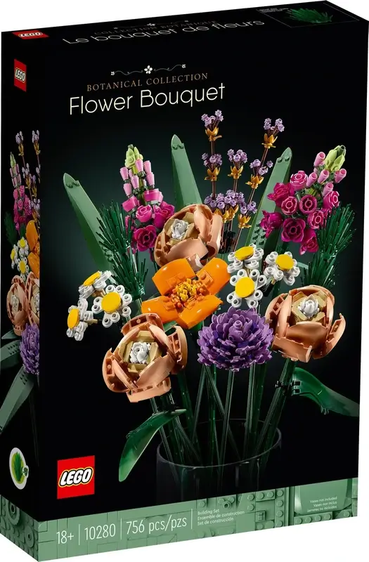 Pudełko zestawu 10280 z serii Creator™ Expert – bukiet kwiatów