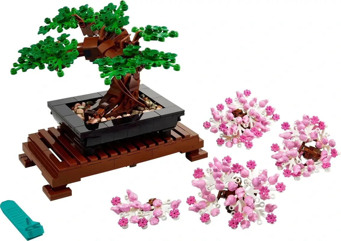 Zielone drzewko bonsai z doniczką z serii LEGO® Creator™ Expert