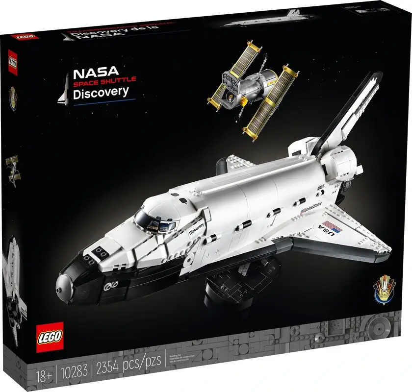 Pudełko zestawu 10283 z serii Creator™ Expert – wahadłowiec NASA