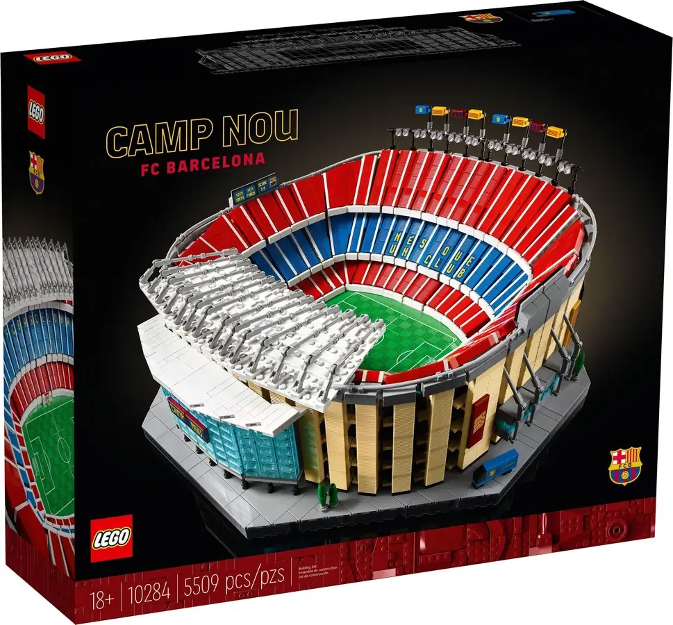 Pudełko zestawu 10284 z serii Creator™ Expert – stadion FC Barcelony