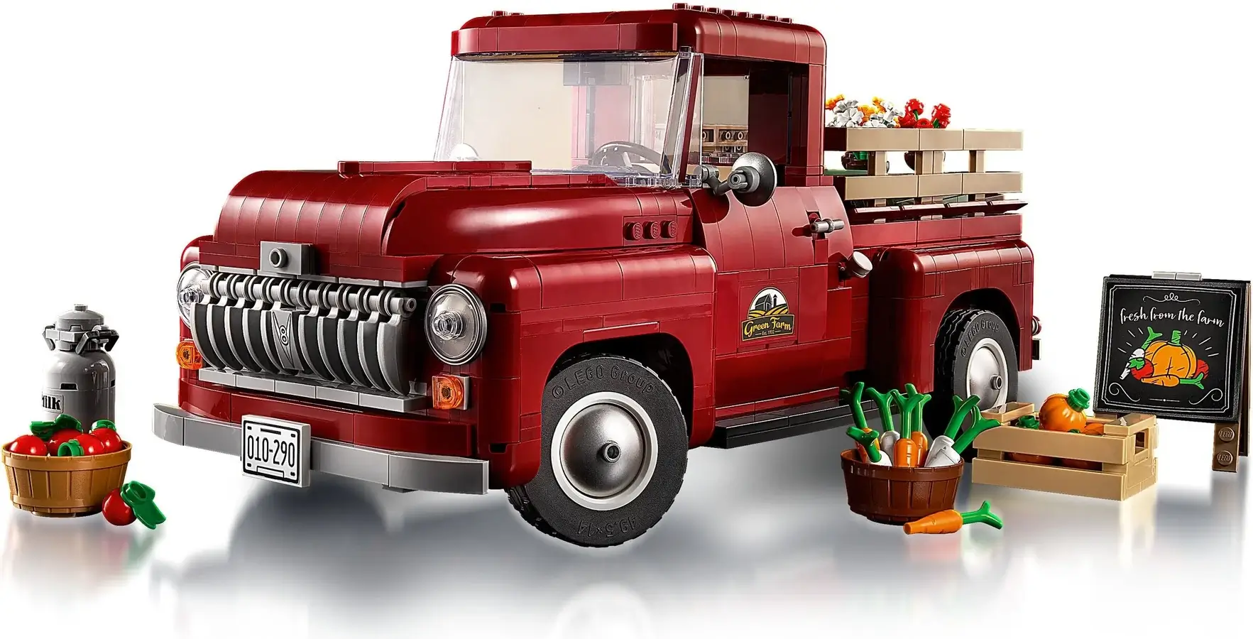 Czerwony pickup rolniczy z serii LEGO® Creator™ Expert