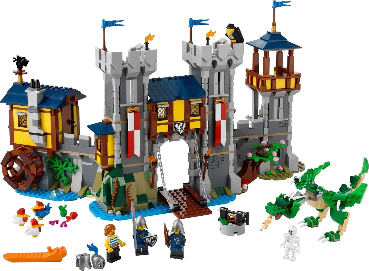 Średniowieczny zamek i rycerze z serii LEGO® Creator™