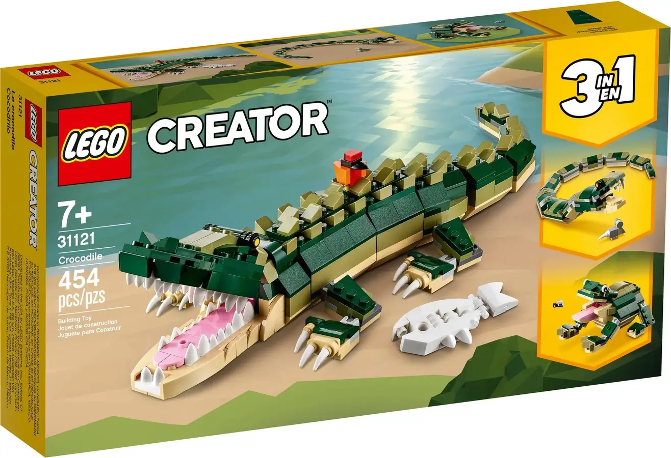 Pudełko zestawu 31121 z serii Creator™ – Krokodyl