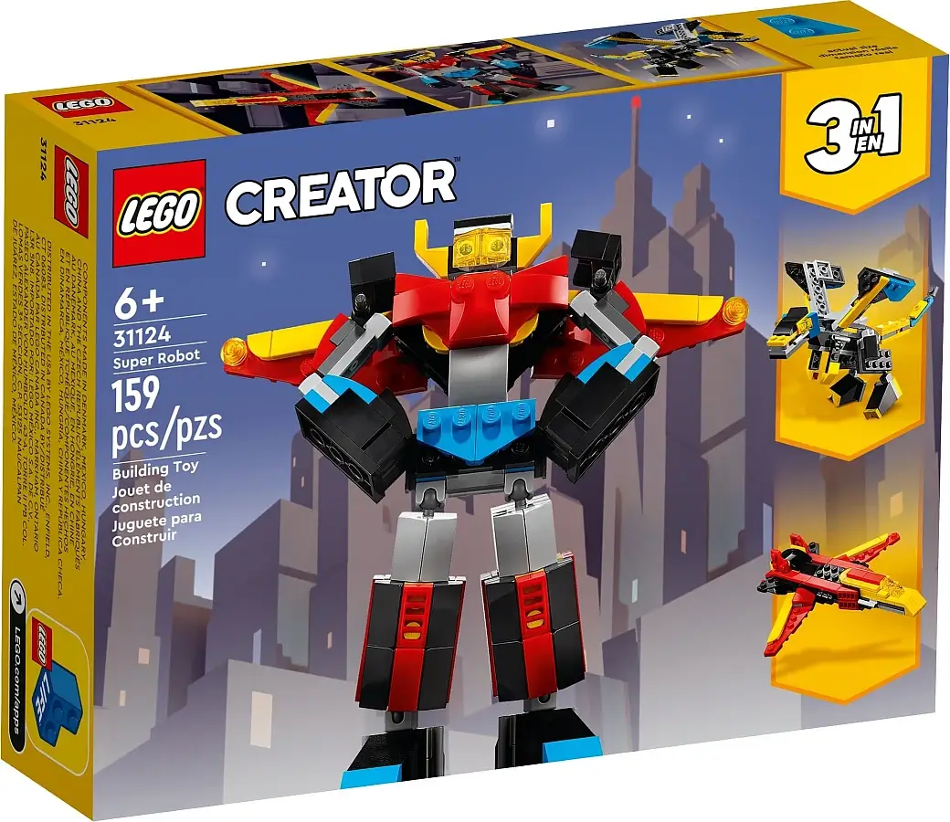 Pudełko zestawu 31124 z serii Creator™ – Super Robot