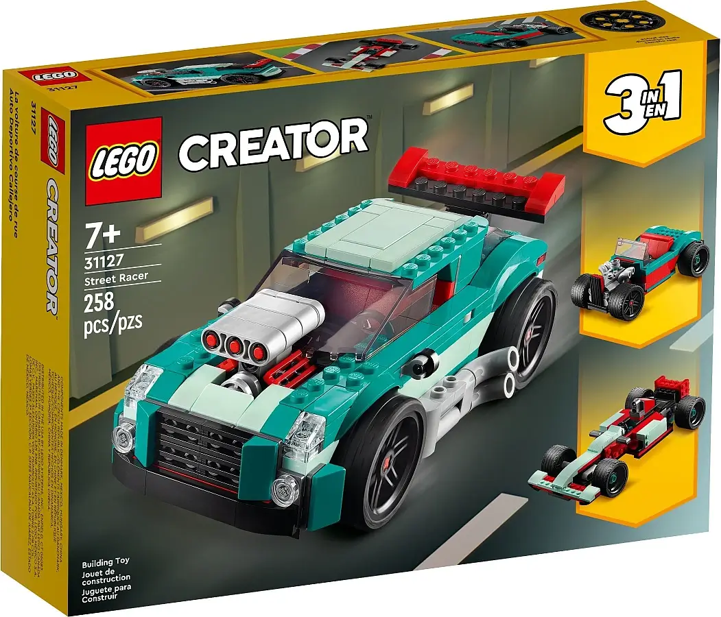 Pudełko zestawu 31127 z serii Creator™ – Uliczna wyścigówka