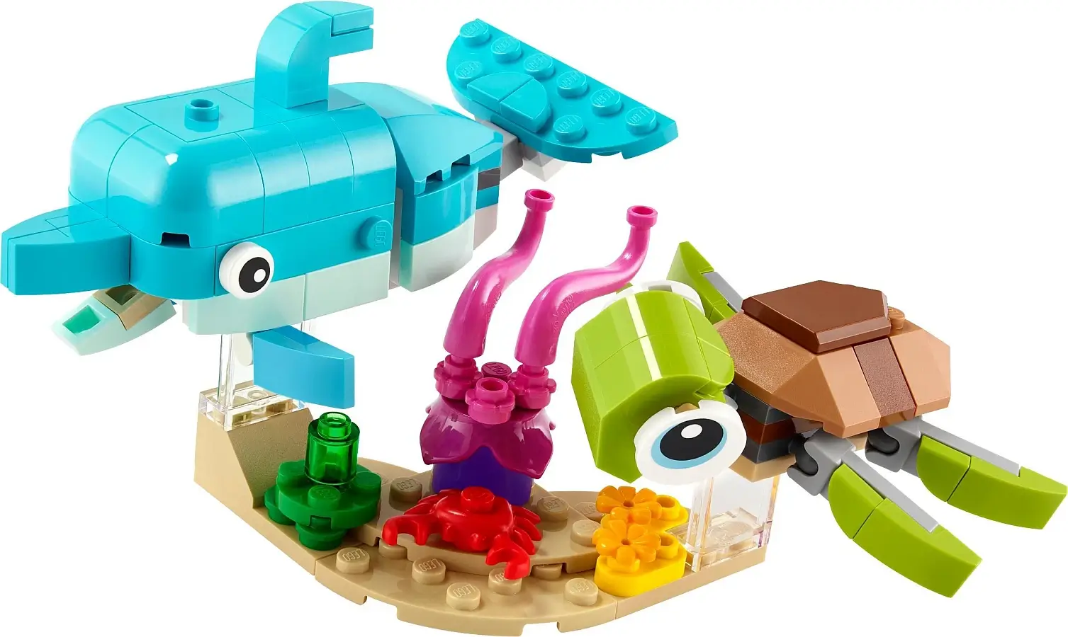 Delfin i żółw z serii LEGO® Creator™