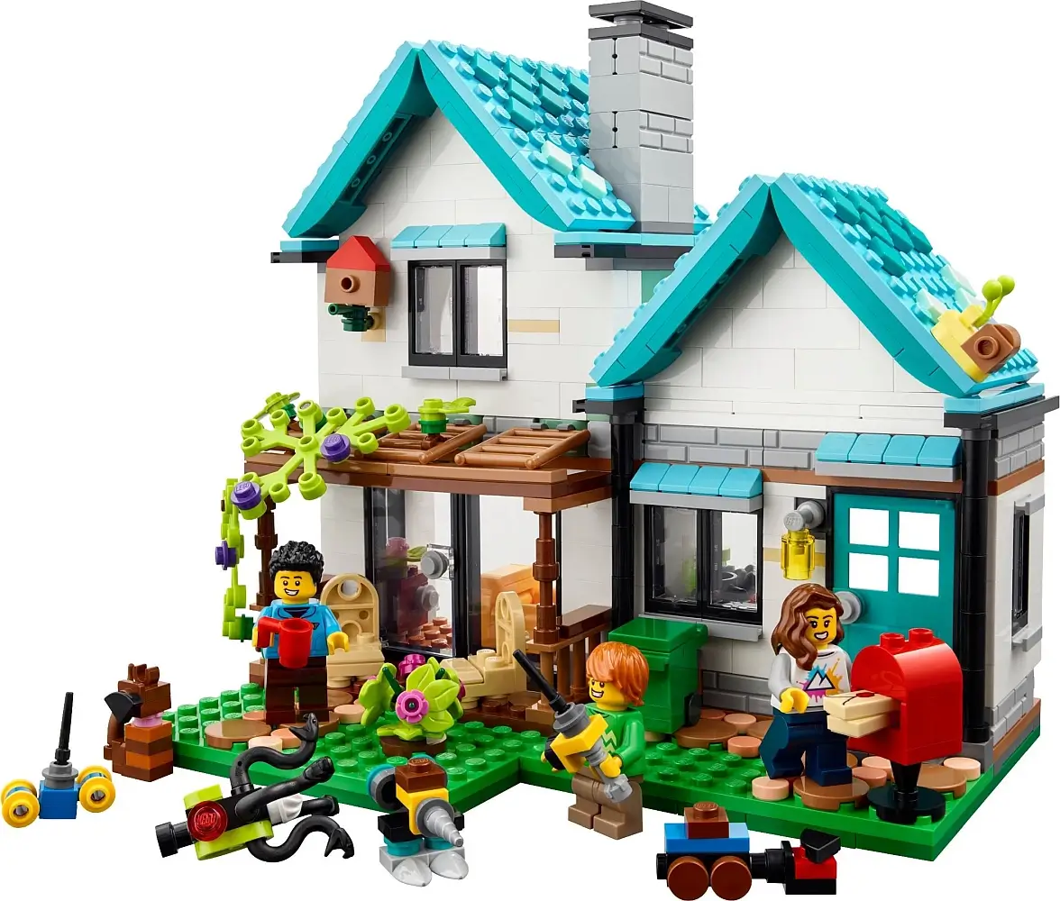 Przytulny dom z klocków LEGO® – seria Creator™