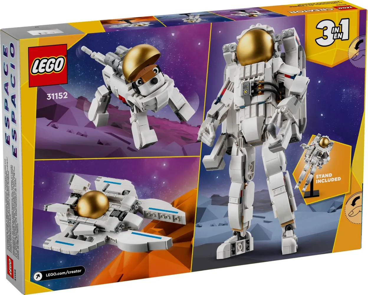 Tył pudełka zestawu klocków LEGO® Creator™ 31152