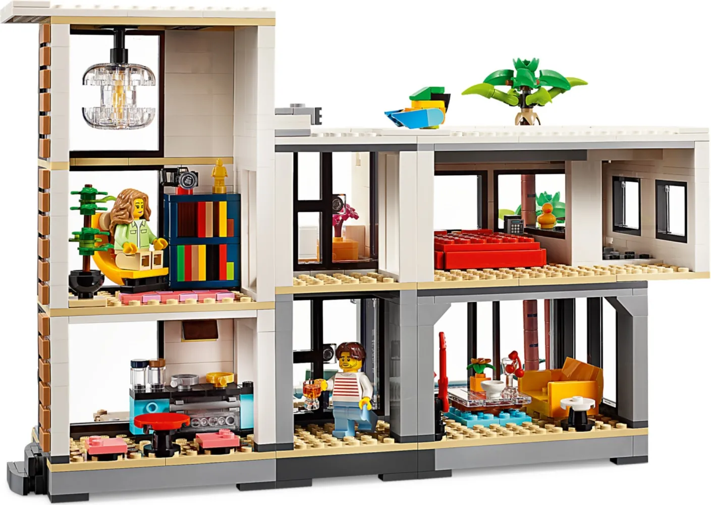 Wnętrze domu z zestawu klocków LEGO® Creator™ 31153