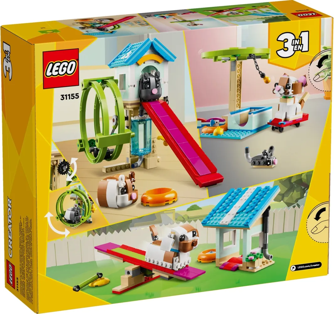 Tył pudełka zestawu klocków LEGO® Creator™ 31155