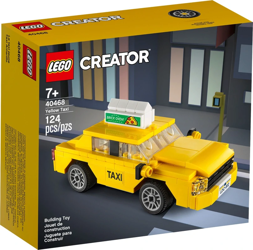 Pudełko zestawu 40468 z serii Creator™ – żółta taksówka