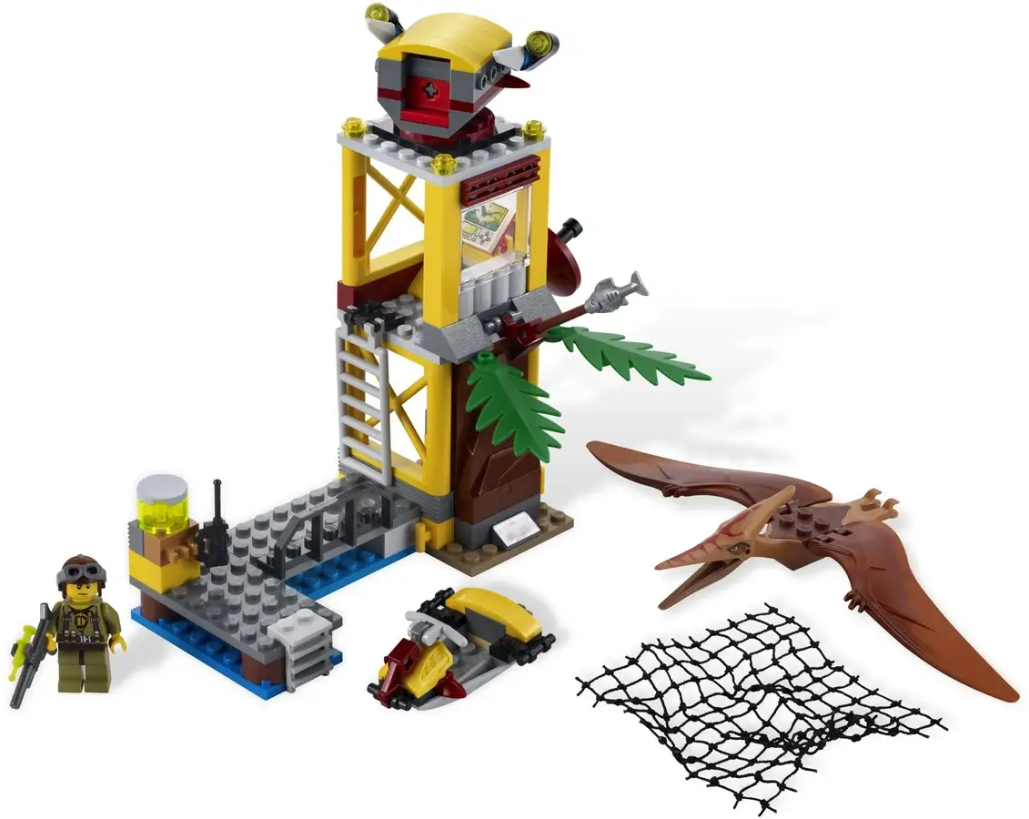 Latający pteranodon i wieża Strażnicy – zestaw z serii LEGO® Dino