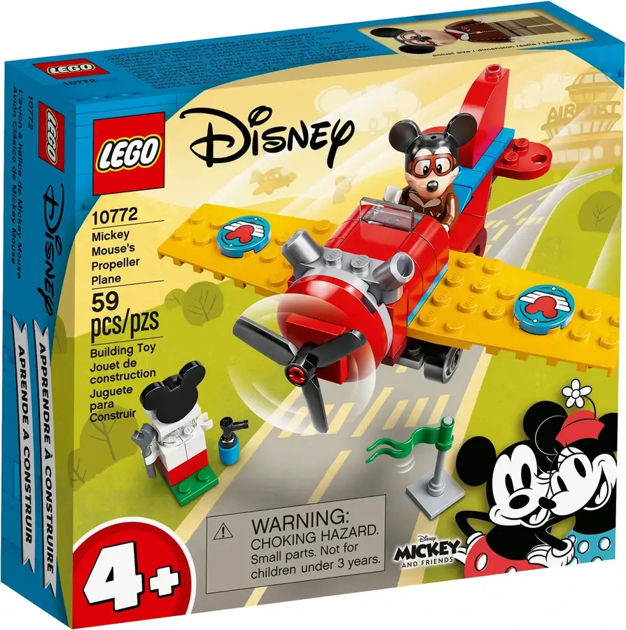 Pudełko zestawu 10772 z serii LEGO® Disney™ –  Samolot Myszki Miki
