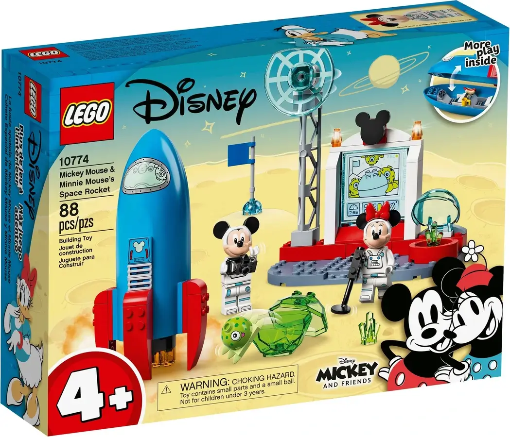 Pudełko zestawu 10774 z serii LEGO® Disney™ – Kosmiczna rakieta