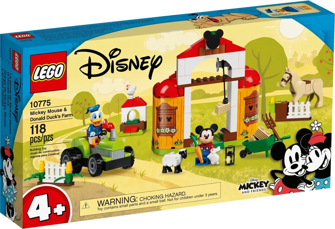 Pudełko zestawu 10775 z serii LEGO® Disney™ – Farma Mikiego i Donalda