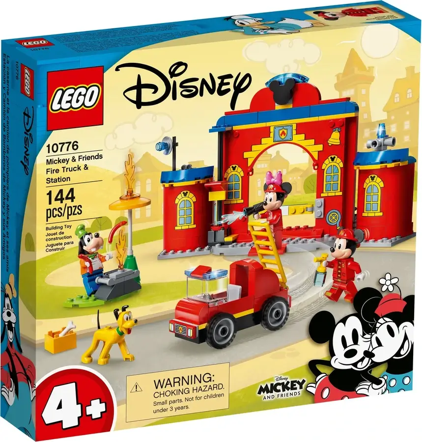 Pudełko zestawu 10776 z serii LEGO® Disney™ – Remiza i wóz strażacki