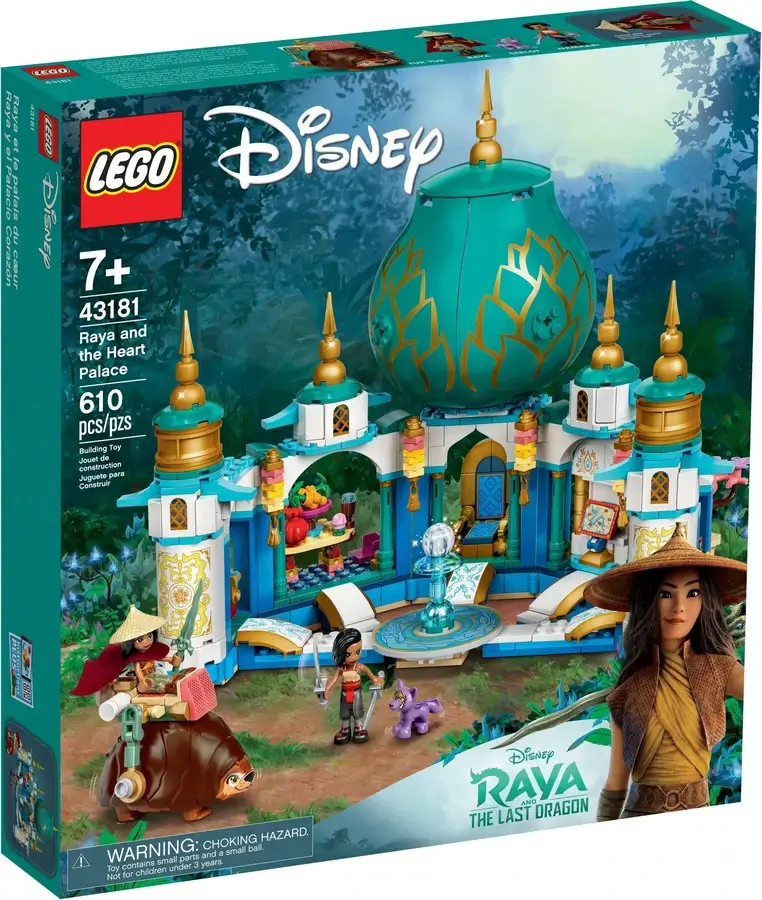 Pudełko zestawu 43181 z serii LEGO® Disney™ – Raya i Pałac Serca
