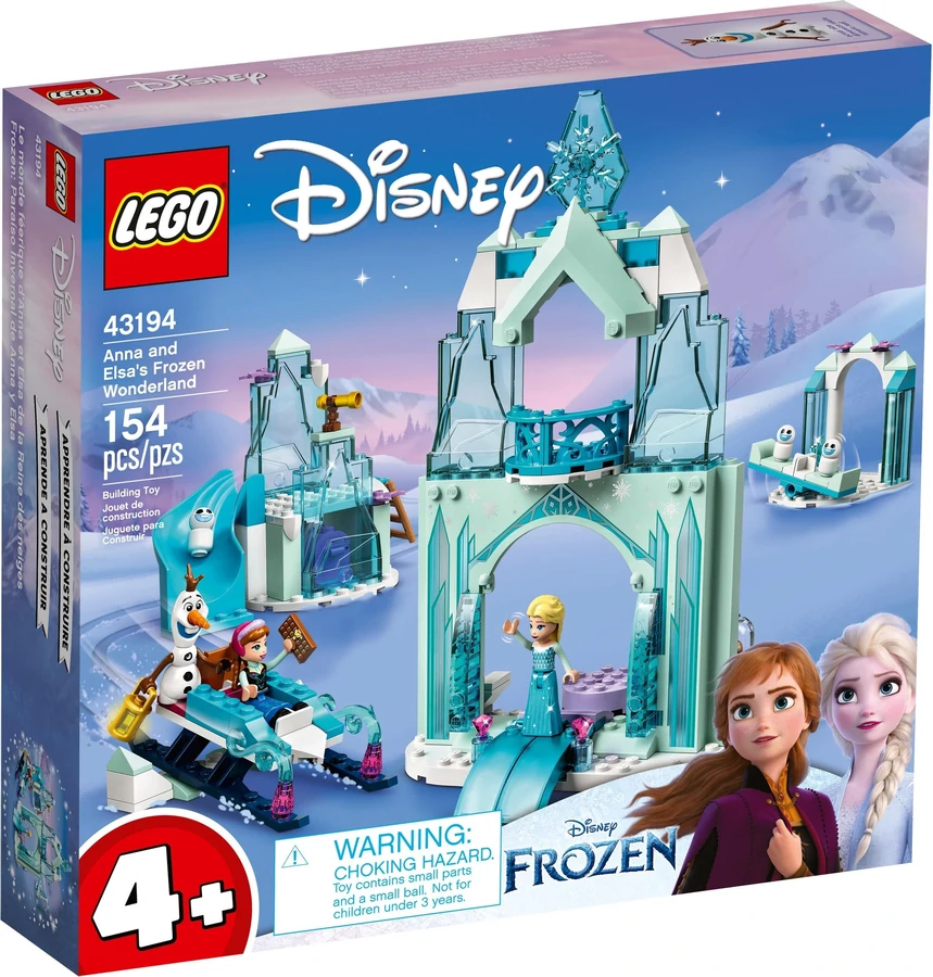 Pudełko zestawu 43194 z serii LEGO® Disney™ – Lodowy zamek