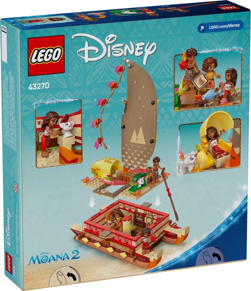 Tył pudełka kompletu klocków LEGO® 43270
