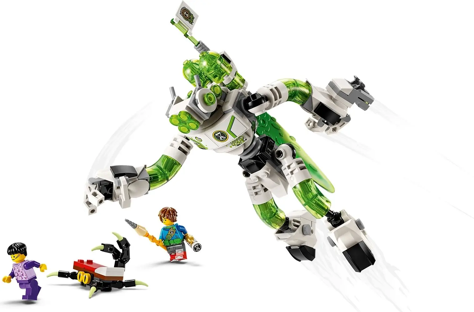 Biało-zielony robot Z-Blob z serii LEGO® Dreamzzz™