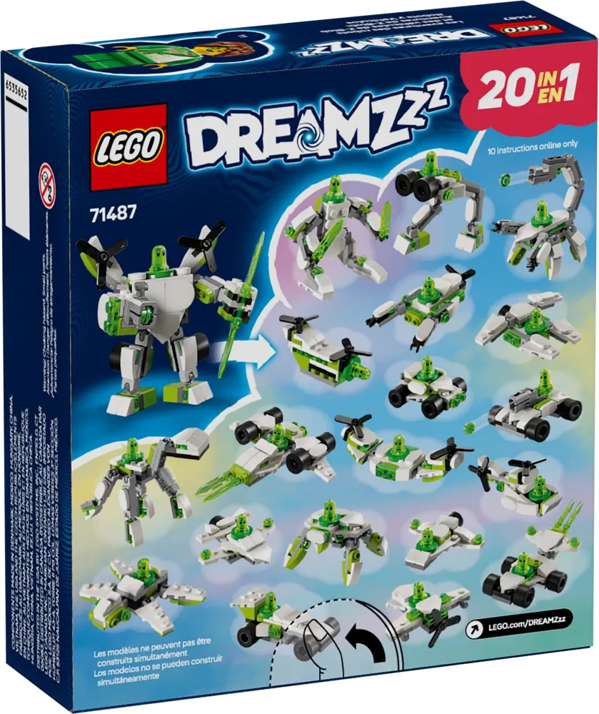 Tył pudełka kompletu klocków LEGO® 71487