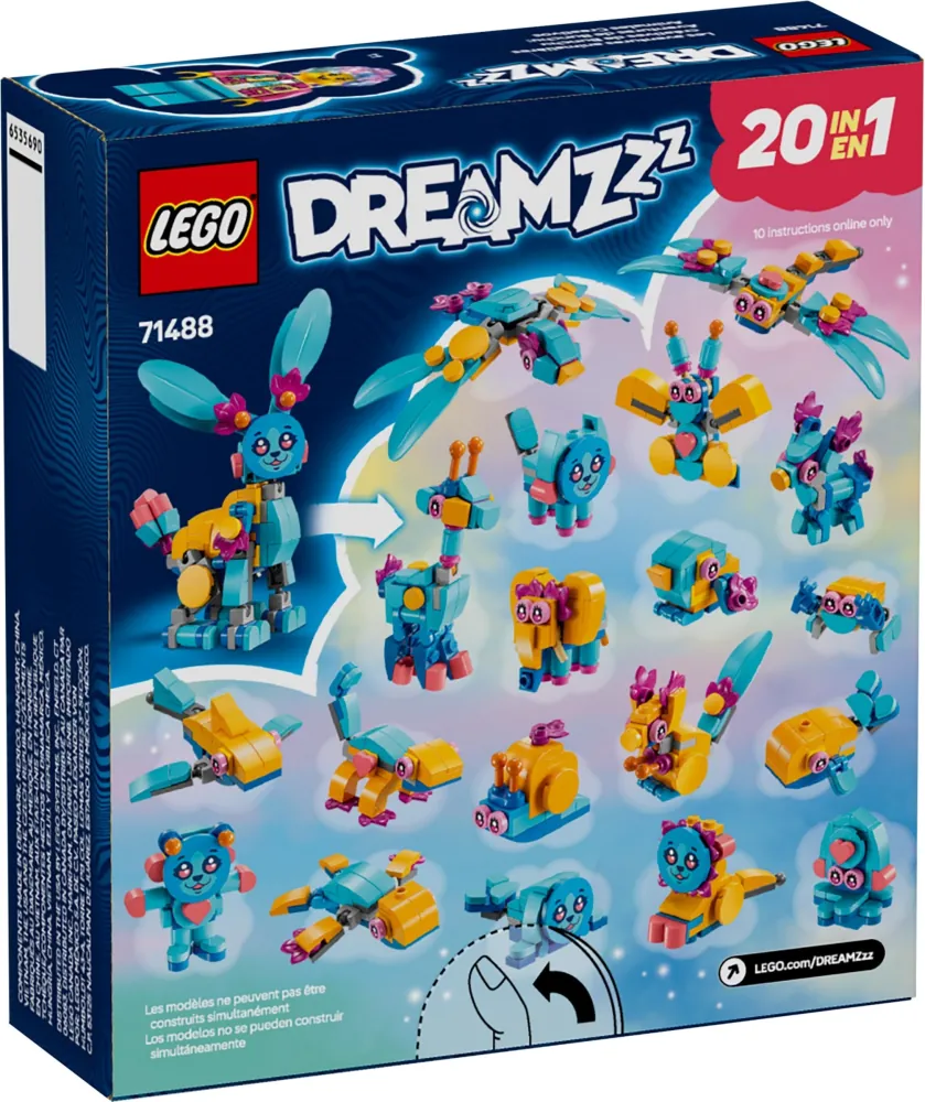 Tył pudełka kompletu klocków LEGO® 71488