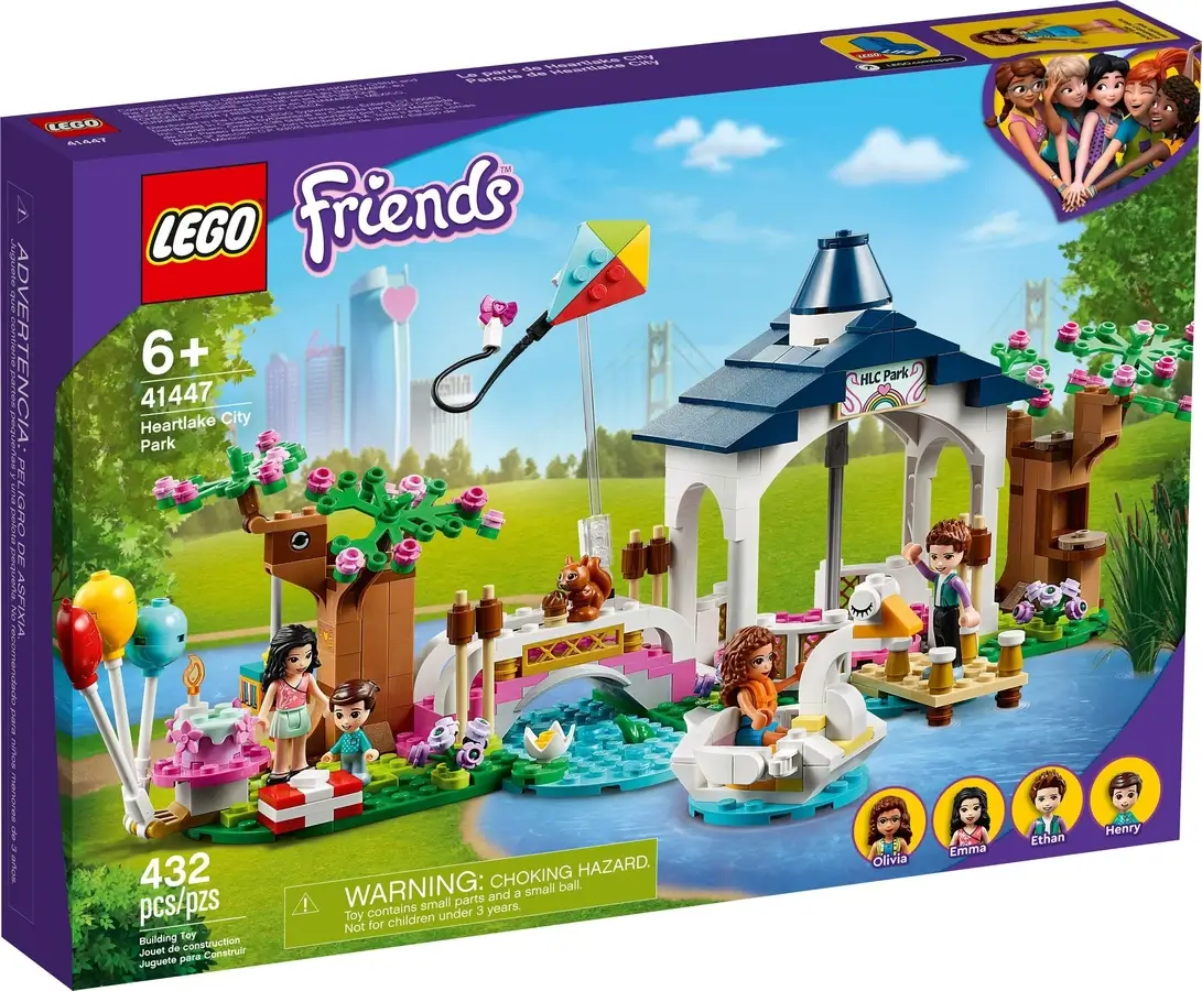 Pudełko zestawu 41447 z serii Friends™ – przyjęcie w parku