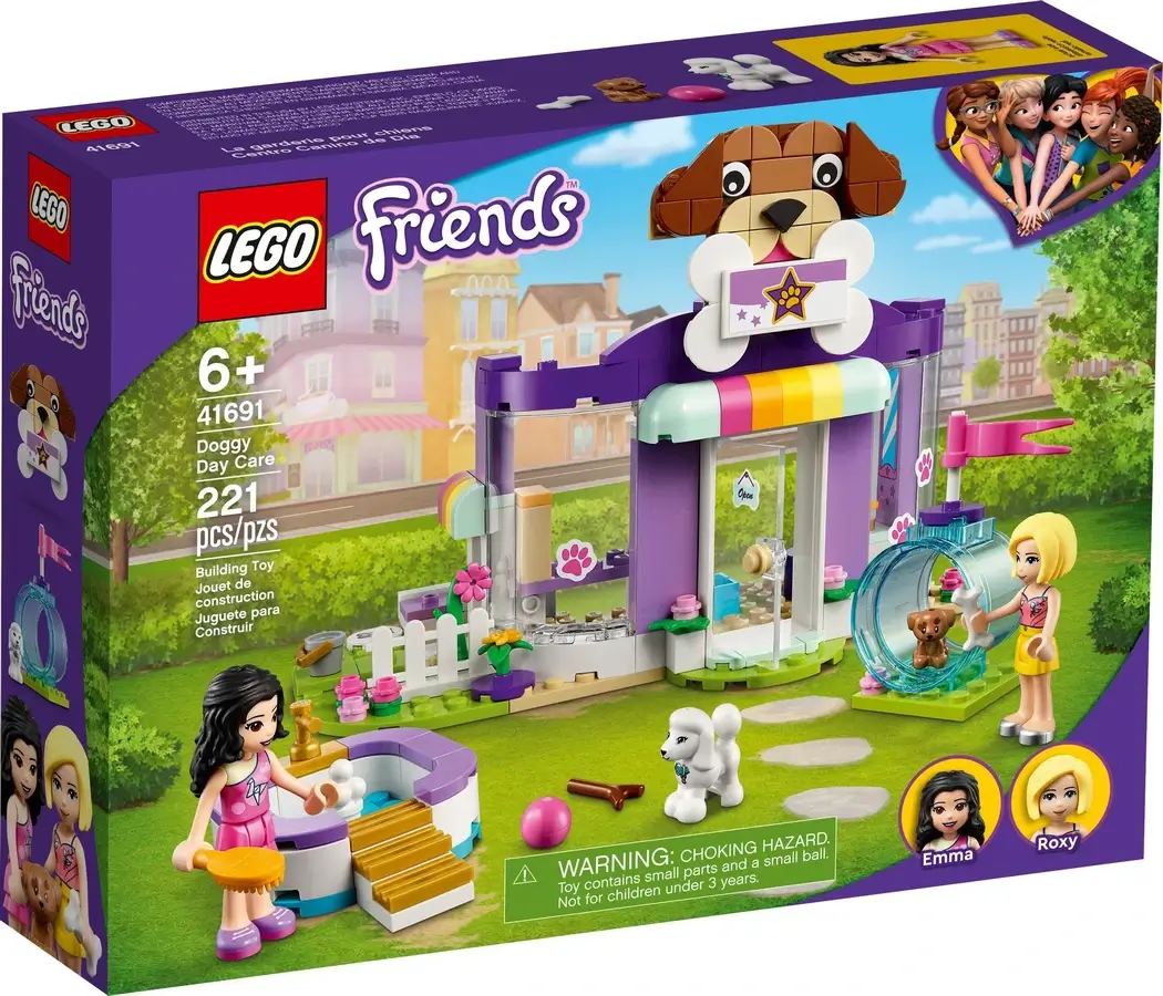 Pudełko zestawu 41691 z serii Friends™ – Świetlica dla psów