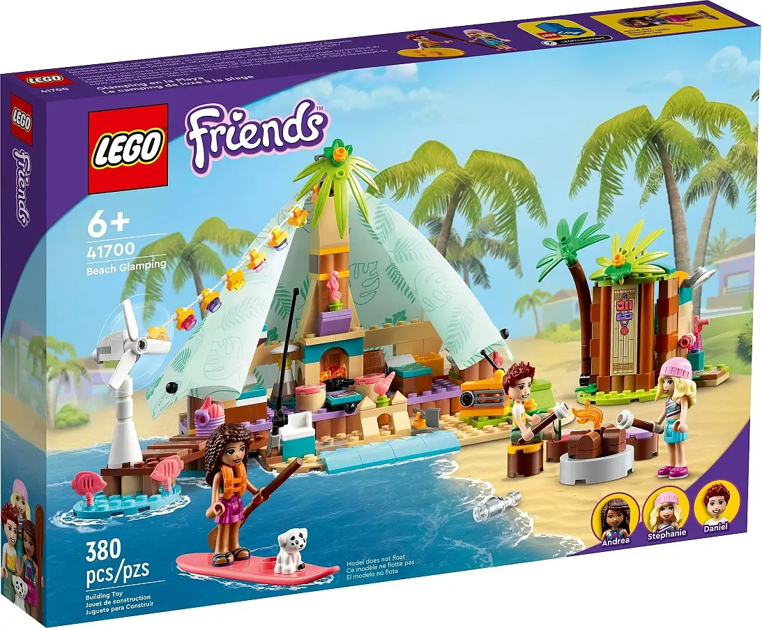 Pudełko zestawu 41700 z serii Friends™ –  kemping na plaży