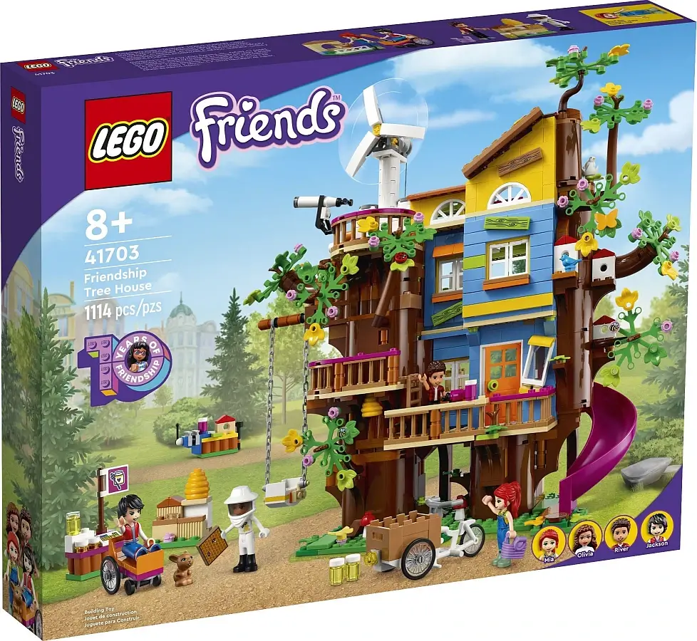 Pudełko zestawu 41703 z serii Friends™ – Domek na Drzewie