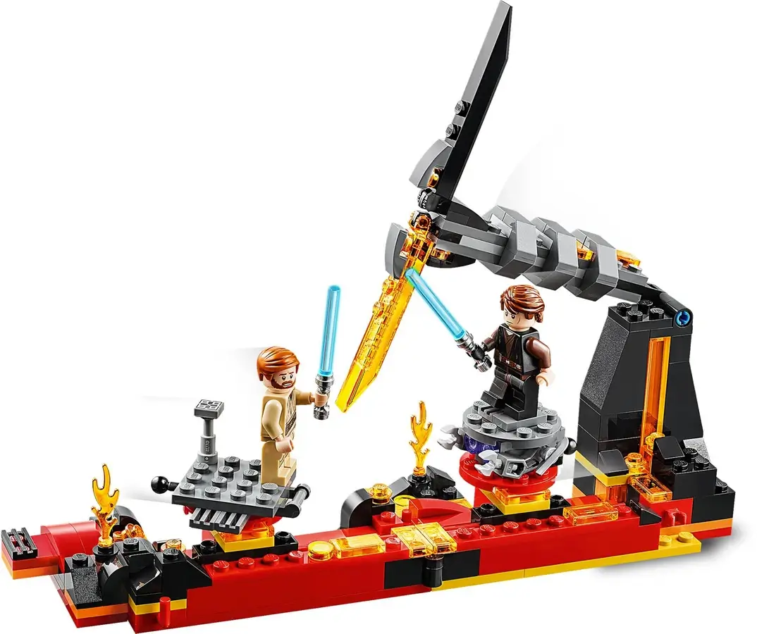 Pojedynek na planecie Mustafar™ z serii LEGO® Gwiezdne Wojny™