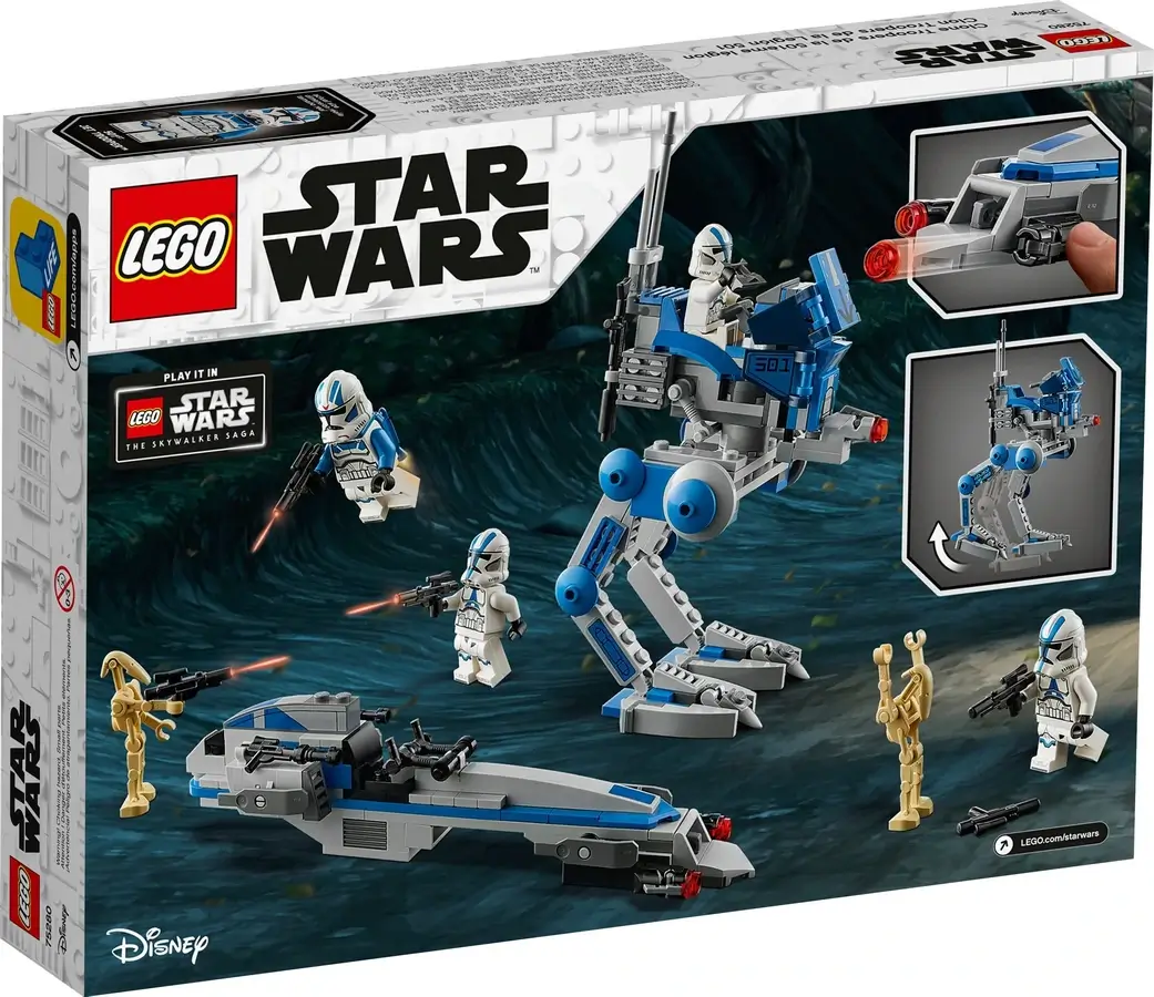Pudełko zestawu 75280 z serii LEGO® Gwiezdne Wojny™ – legion 501™