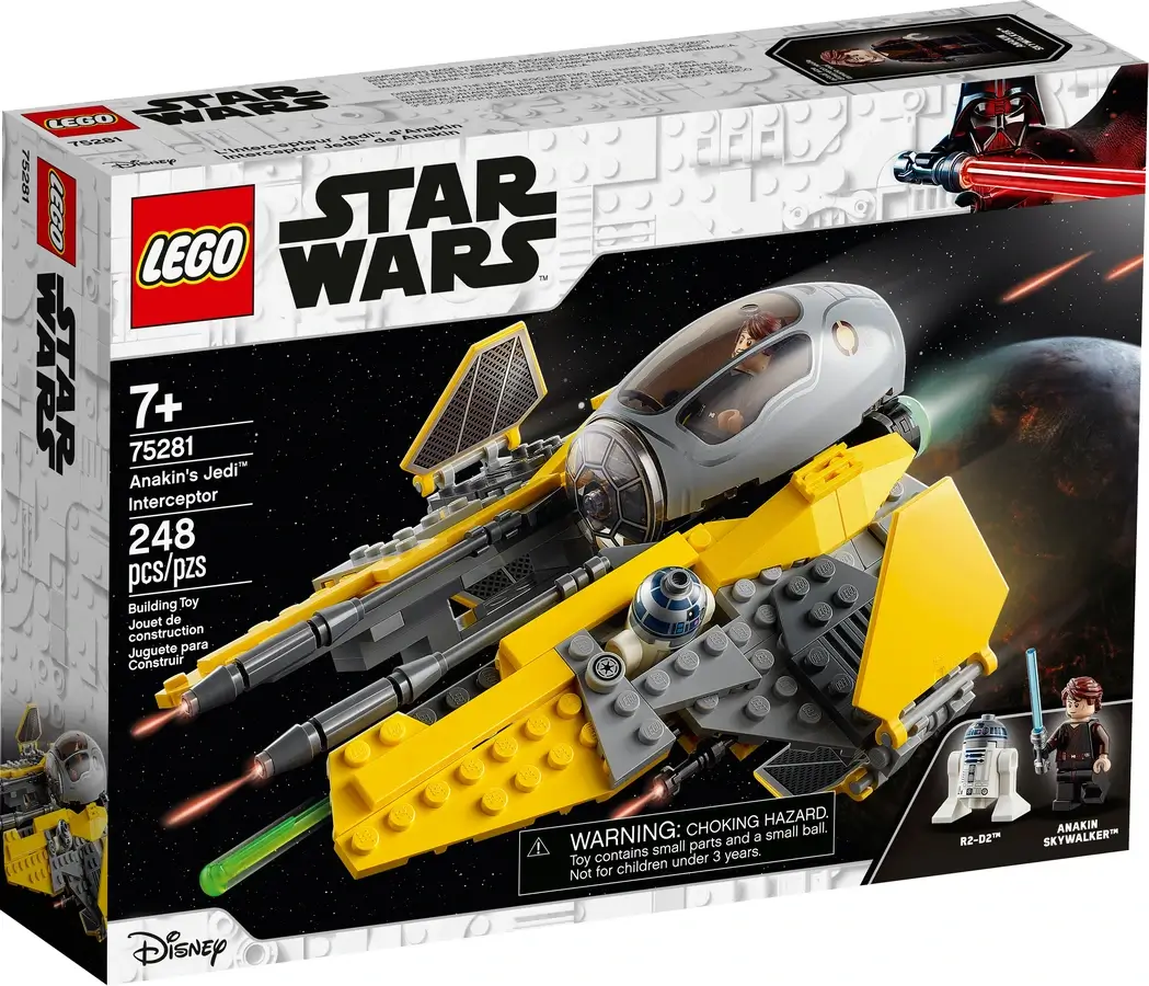 Pudełko zestawu 75281 z serii LEGO® Gwiezdne Wojny™ – Interceptor Anakina