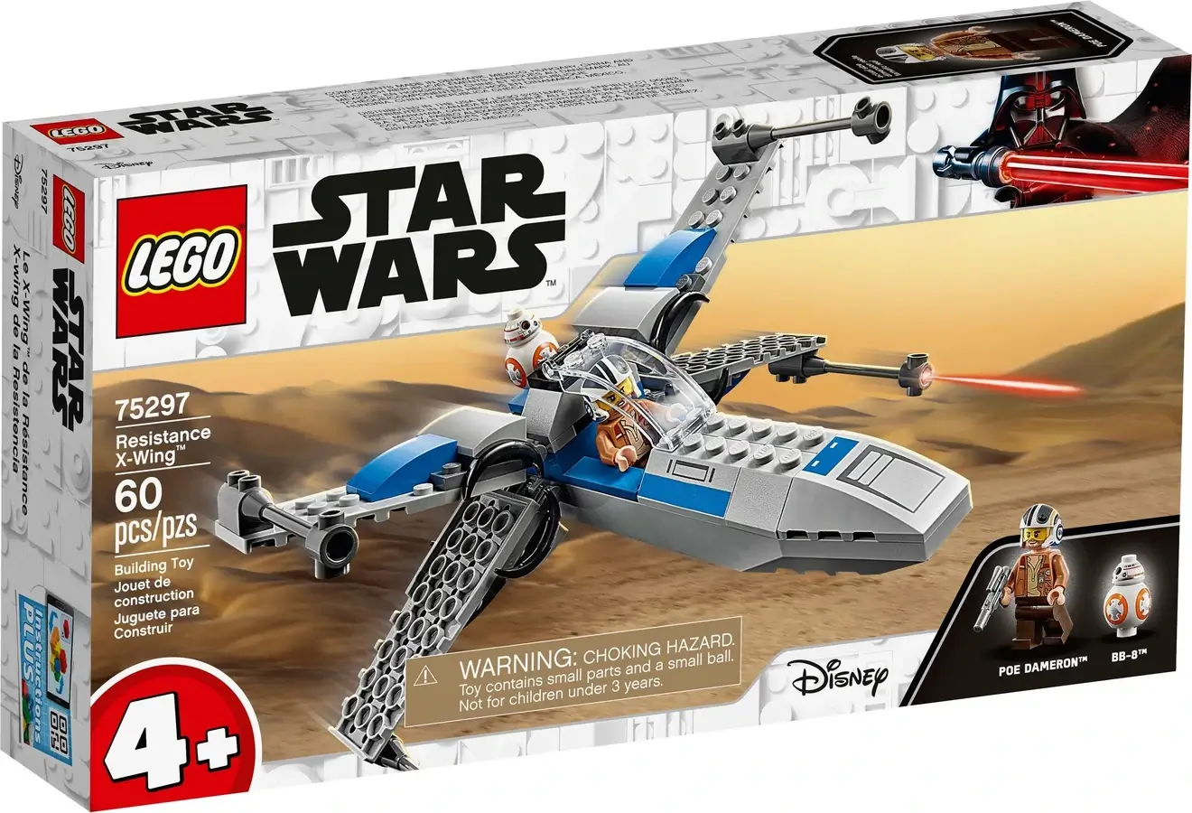 Pudełko zestawu 75297 z serii LEGO® Gwiezdne Wojny™ – X-Wing™ Ruchu Oporu