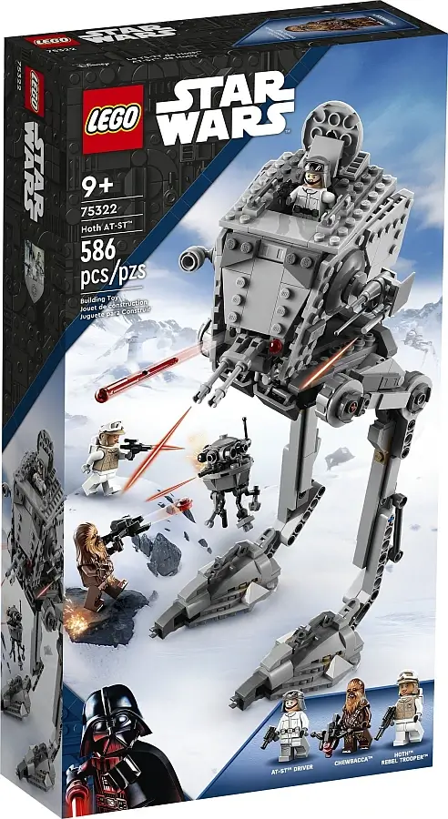 Pudełko zestawu 75322 z serii LEGO® Gwiezdne Wojny™ – AT-ST™ z Hoth™