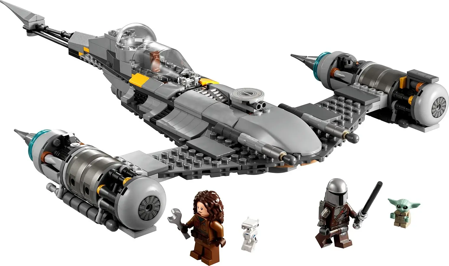 Szary myśliwiec N-1™ Mandalorianina z serii LEGO® Gwiezdne Wojny™