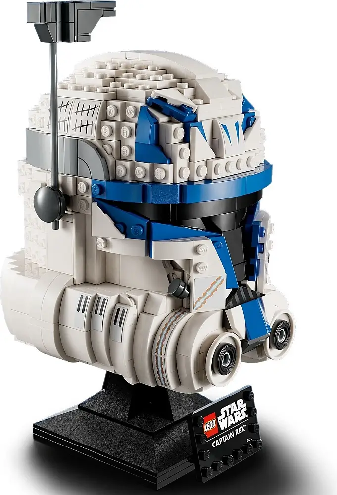 Niebiesko-biały hełm kapitana Rexa™ z serii LEGO® Gwiezdne Wojny™