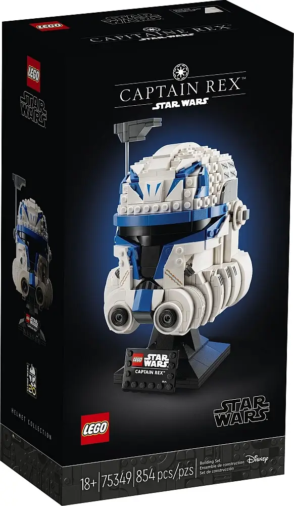 Pudełko zestawu 75349 z serii LEGO® Gwiezdne Wojny™ – Hełm kapitana Rexa™