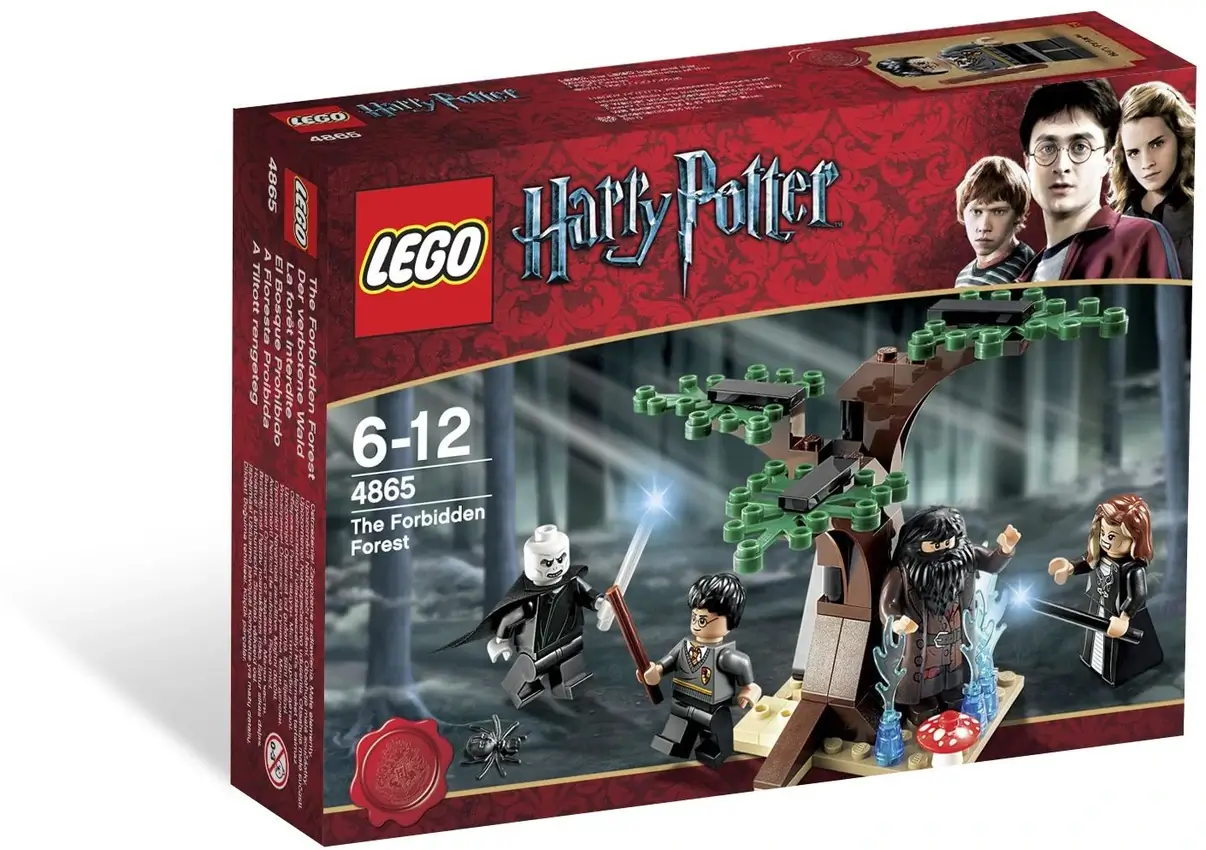 Pudełko zestawu 4865 z serii LEGO® Harry Potter™ – Voldemort™ i zakazany las