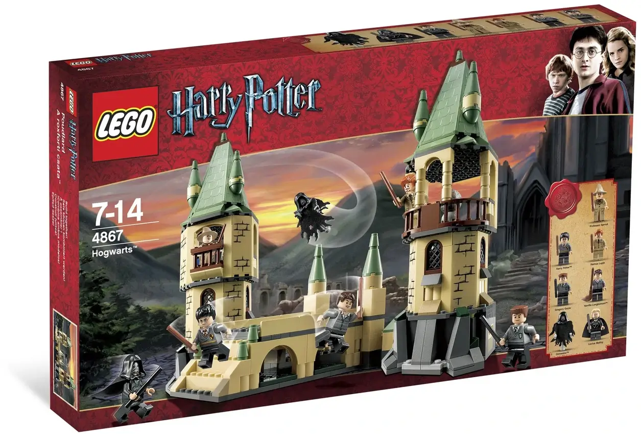 Pudełko zestawu 4867 z serii LEGO® Harry Potter™ – bitwa o Hogwart™